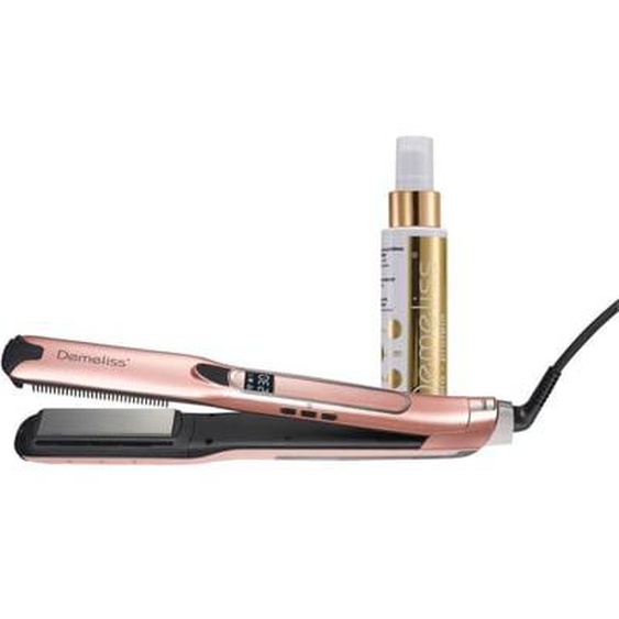 Lisseur vapeur Coffret demeliss titanium 2.0 rose