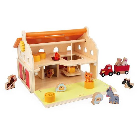 Ferme En Bois Fsc Multicolore