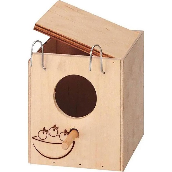 Ferplast 11.5x12.5x12 Cm Nid doiseau en bois Mini Mini