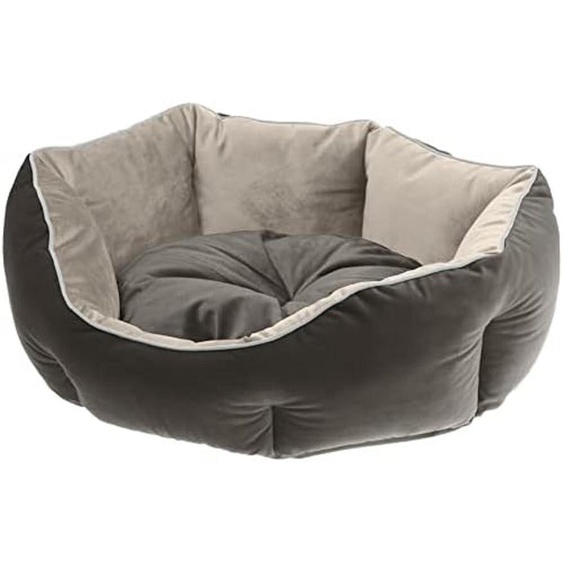 Ferplast, canapé pour chiens et chats modèle QUEEN 45 avec coussin, panier rembourré pour animaux