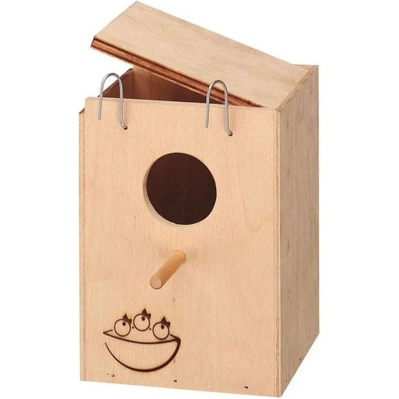 Ferplast Nid En Bois Pour Oiseau Petit 13X12X17Cm