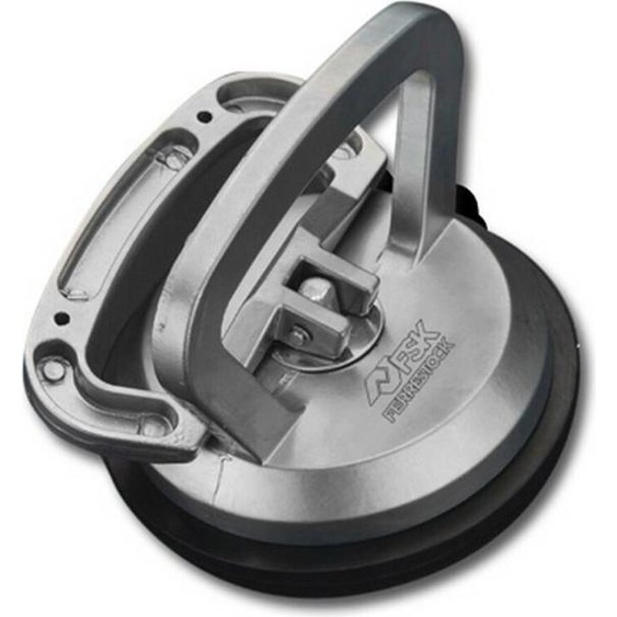 Ferrestock FSKASA001 Ventouse simple de levage en aluminium de 12cm de diamètre
