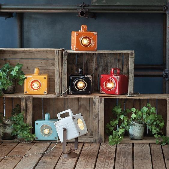 Ferroluce Industrial lampe de table rétro avec interrupteur