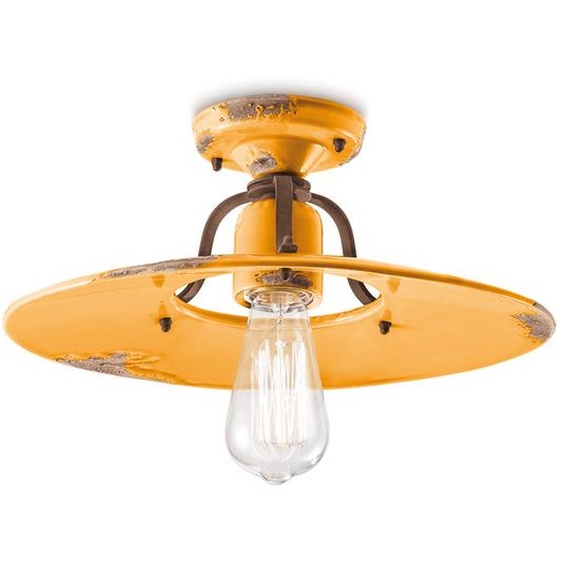 Ferroluce Plafonnier Country Ø 40cm