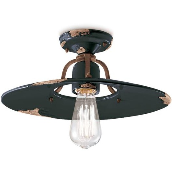 Ferroluce Plafonnier Country Ø 40cm