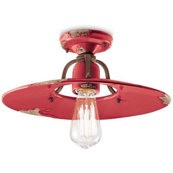 Ferroluce Plafonnier Country Ø 40cm