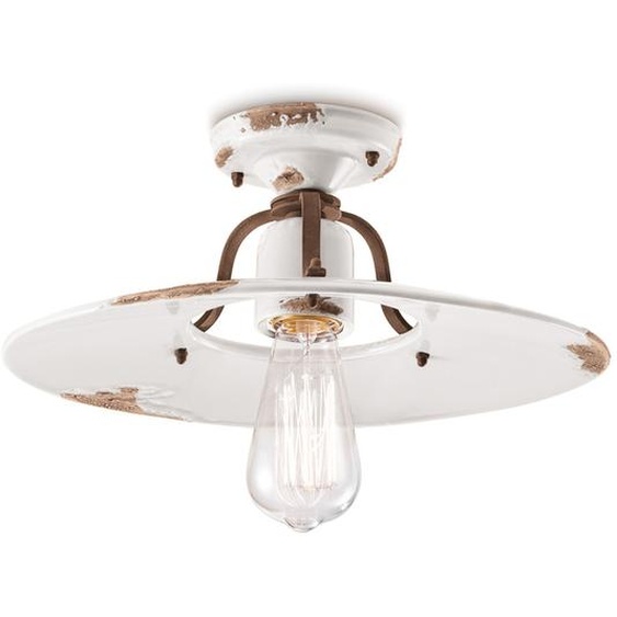 Ferroluce Plafonnier Country Ø 40cm