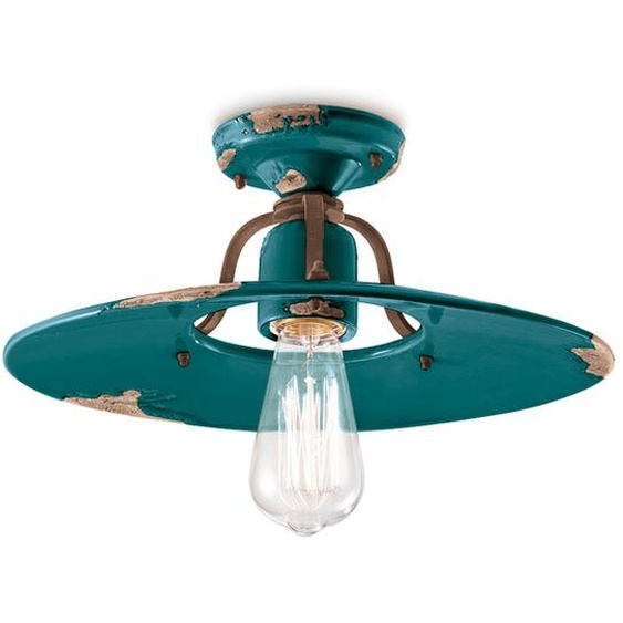 Ferroluce Plafonnier Country Ø 40cm