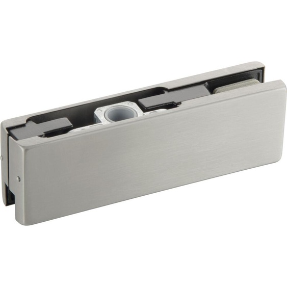 Ferrure dangle supérieure DORMA PT 20 avec douille en plastique, alu argent anodisé (03.110) | Ferrure de porte en verre - Accessoires dormakaba