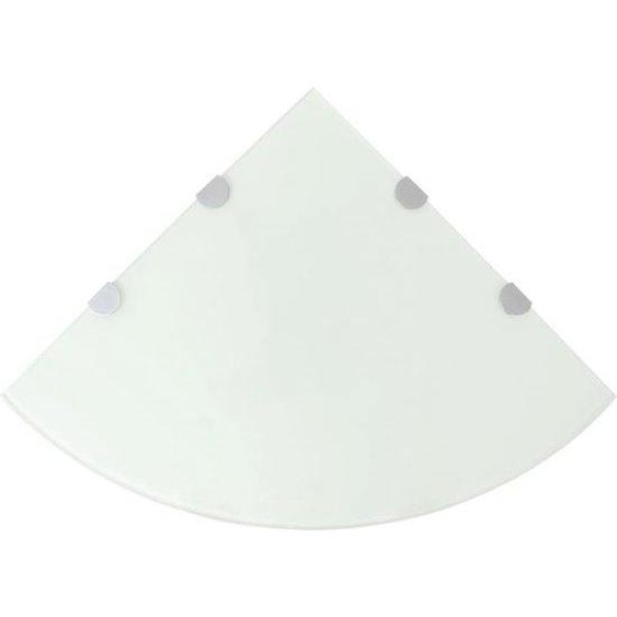 Ferrures dangle étroites - Lot de 2 - 45 x 45 cm - Blanc