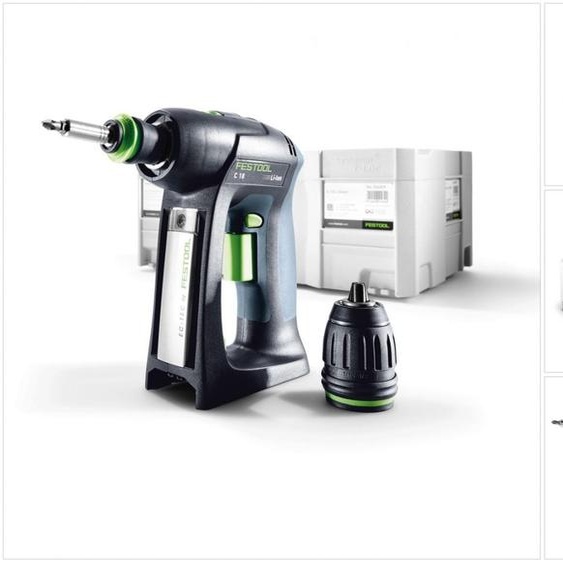 Festool C 18 Li-Basic Perceuse-visseuse sans fil 18V 45Nm Solo en Systainer ( 574737 ) - sans batterie, sans chargeur
