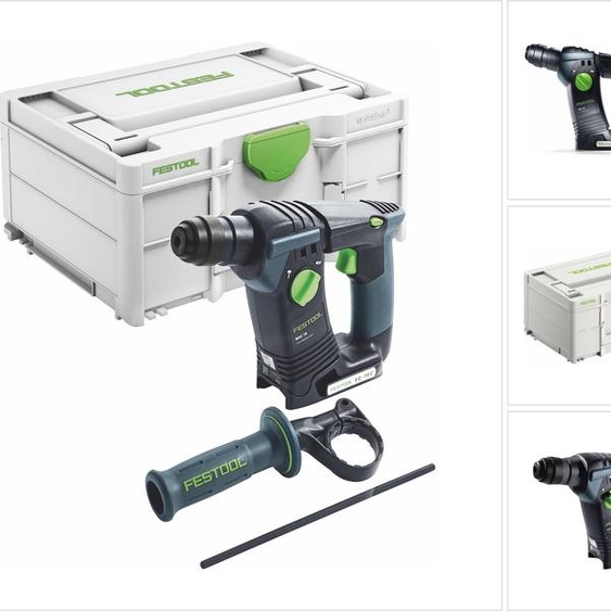 Festool BHC 18 Basic Perforateur sans fil 18 V, 25 Nm, 1,8 J SDS Plus, sans balai ( 576511 ) + Systainer - sans batterie, sans chargeur ( successeur de 574723 )