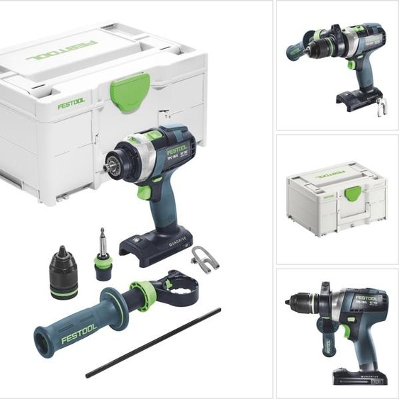 Festool Perceuse-visseuse à percussion sans fil QUADRIVE TPC 18/4-Basic
