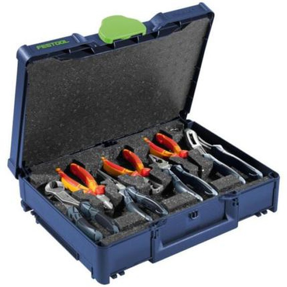 Festool SYS3 M 112 ZA Jeu de pinces en bleu Systainer 7 Pcs.