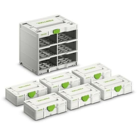 Festool - Systainer³ Rack SYS3-RK/6 m 337-Set