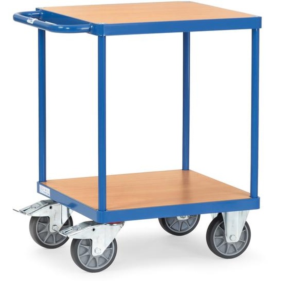 Fetra Chariot de transport 2496 500kg 2 plateaux 600x600mm, 2496