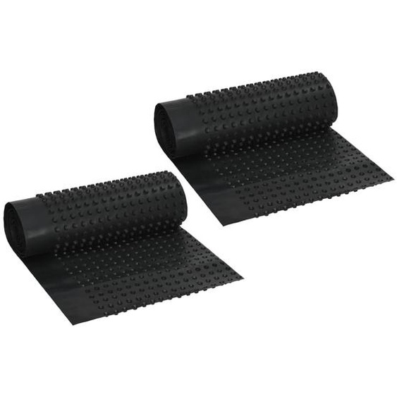 Feuilles de drainage à fossettes 2 pcs PEHD 400 g/m² 0,5 x 20 m
