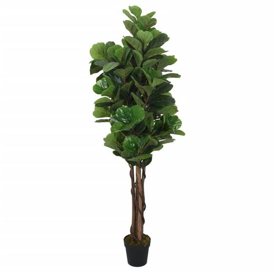 Ficus lyrata artificiel 180 feuilles 150 cm vert