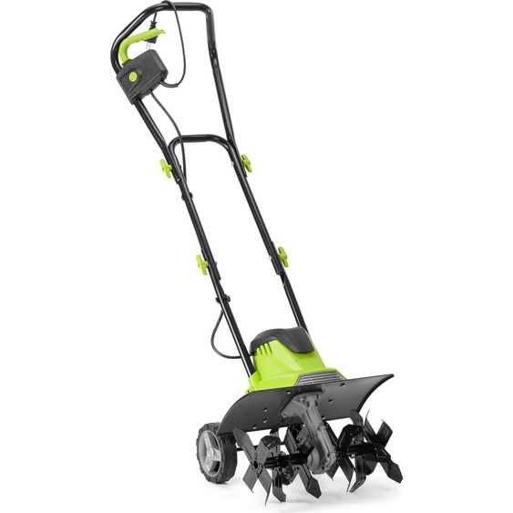 FIELDMANN FZK 2115-E Cultivateur électrique, puissance du moteur électrique 1 500W, largeur de travail 45/33 cm, 6 lames en acier, diamètre des lames 20 cm, poignée rabattable
