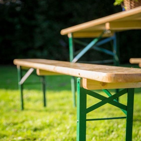 Fiesta - Banc à bière - 220x25x48 cm 1 pièce