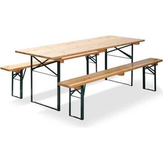 Fiesta - Ensemble de jardin à bière pliable avec table 50 cm (1 pièce)