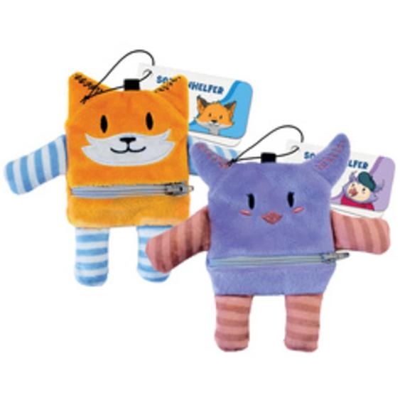 Figurine en peluche ABC Freunde, en présentoir