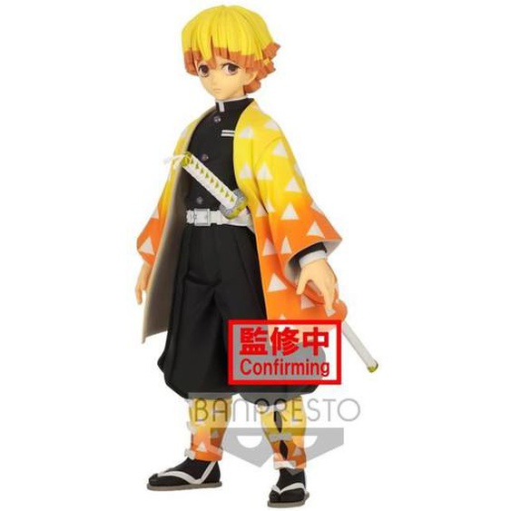 Figurine Zenitsu Agatsuma Demon Slayer Kimetsu No Yaiba Grandista Figure