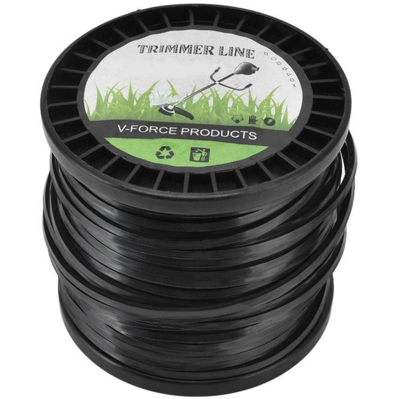 Fil rond pour coupe-bordures Husqvarna, 3,3 mm, noir, haute efficacité de coupe, la plupart des tondeuses à gazon, ferme, 50 m