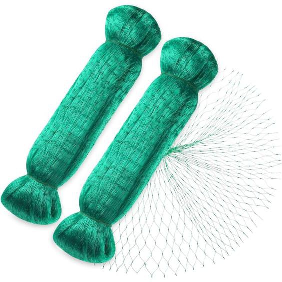 Rnemitery - Filet Anti Oiseaux,2pcs 4 10m Vert Jardin Oiseau Filet de pour Plante Filet de Protection,Protéger Les Plantes, Les Fruits, Les Fleurs et