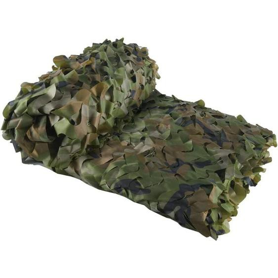 Filet de Camouflage Vert Voile dombrage rectangulaire design ombrière camouflage 3x4 m