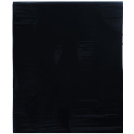 Film de fenêtre statique dépoli noir 90x1000 cm PVC