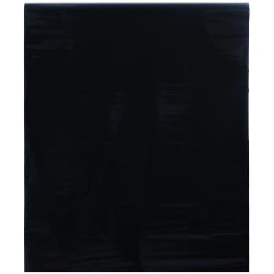 Film de fenêtre statique dépoli noir 90x500 cm PVC