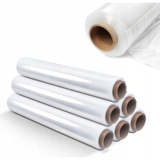 Film étirable/film pour palettes - Rouleau - 2,5 kg - Extra fort - Transparent