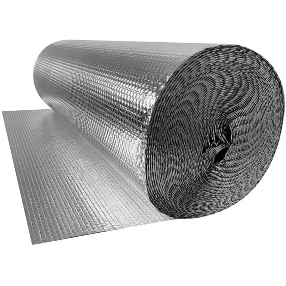 Film Isolant Film Thermique 1m x 30m Toiture Double film à bulles en aluminium Laine isolante Film de protection Naizy