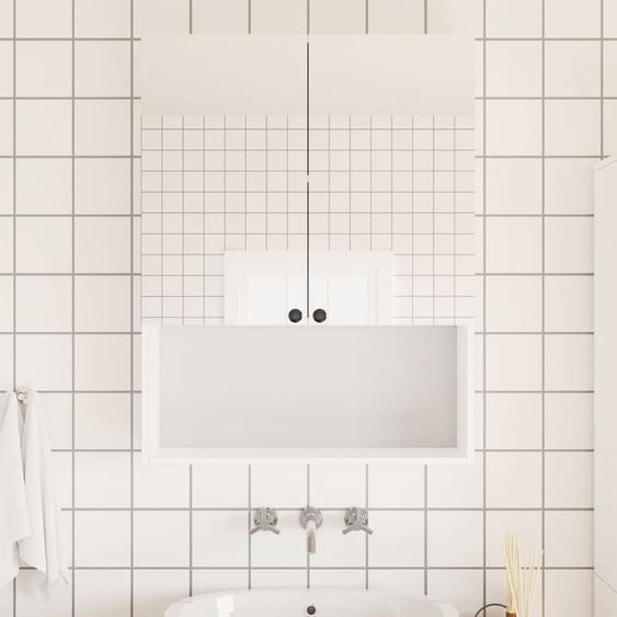 Films de miroir 2 pcs auto-adhésive 90x200 cm PET