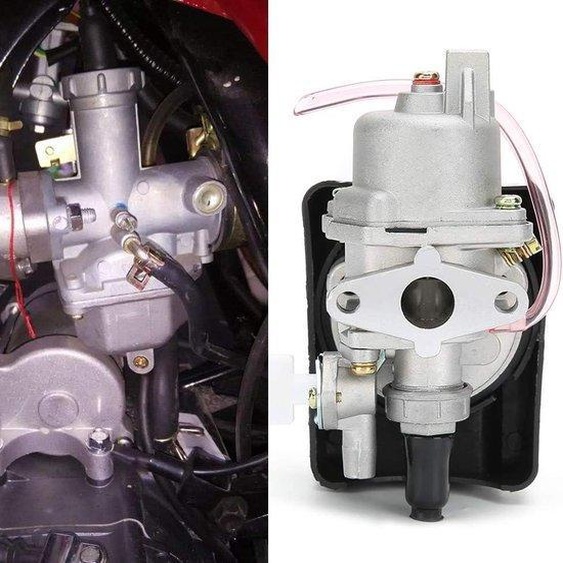 Filtre à air en plastique pour carburateur de moteur 2 temps, destiné aux mini-quads, VTT, motos tout-terrain, pocket bikes et karts
