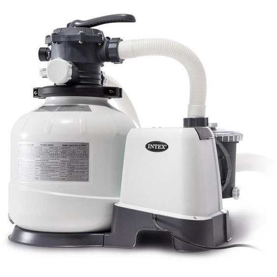 Filtre à sable pour piscine - Pompe pour piscine offrant une eau cristalline - 10 500 litres/heure avec technologie daération hydrodynamique