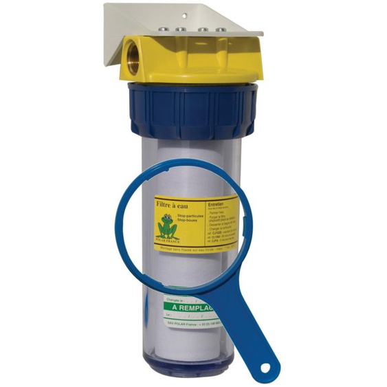 Filtre complet 3/4 avec cartouche CJ1020 anti-boue et équerre - POLAR - F34C