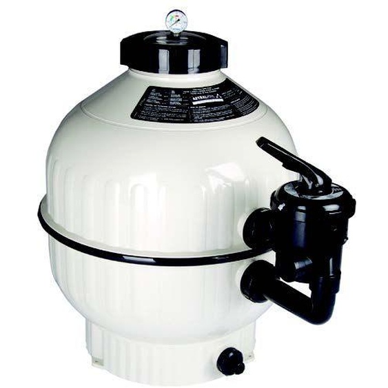 Filtre de piscine Cantabric à montage latéral avec vanne 500 mm pour piscines de 50 m³