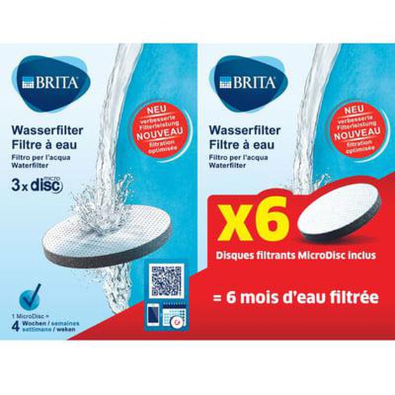 Cartouche filtrante Pack 6 MICRODISCS Filtrants