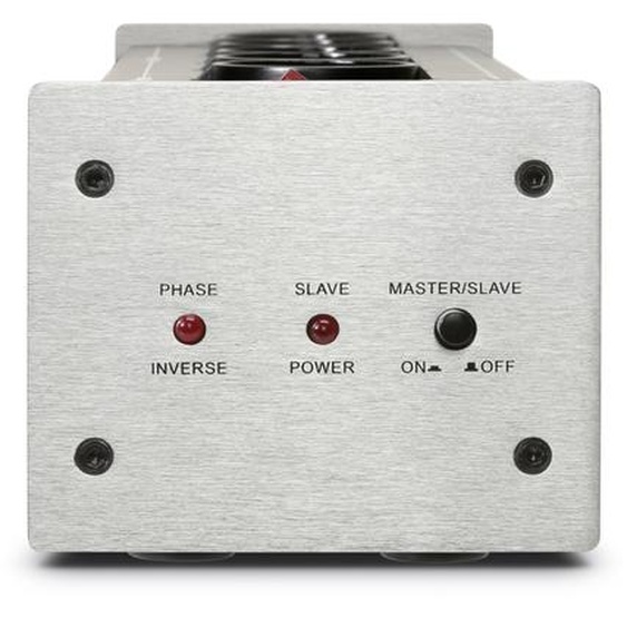 Filtre réseau HiFi Dynavox X2000, prise multiple avec 5 emplacements, avec lampe de contrôle LED pour la position de phase correcte et fonction Master-Slave, argenté