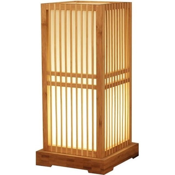 Fine Asianliving Lampe japonaise Shoji nature - Tokyo L20xP20xH41.5cm Lampes japonaises Lampes suspendues japonaises Plafonniers Lampes sur pied japonaises shoji Lampes murales japonaises Applique murale éclairage