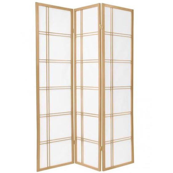 Paravent - Fine Asianliving - Japonais - L135 x H180 - Papier de Riz - Bois massif