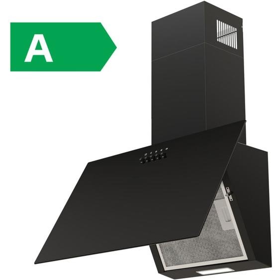 Firegas - Hotte Asipirante 60cm- Mode Recyclage avec Filtre à Charbon - Multi-Filtration - 3 Vitesses - Noire [Classe énergétique a]
