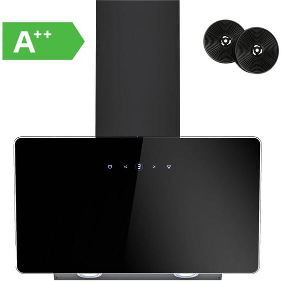 Firegas - Hotte aspirante 60cm, Interrupteur à écran tactile, Hotte inclinée avec efficacité a++