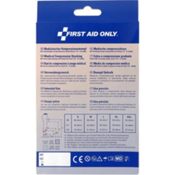 FIRST AID ONLY Mi-bas de contention, XL, noir