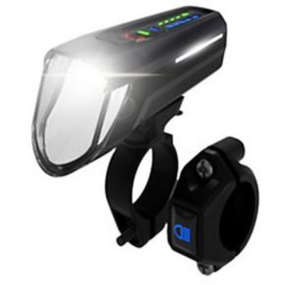FISCHER Feu avant LED pour vélo, avec pleins phares, 100 lux