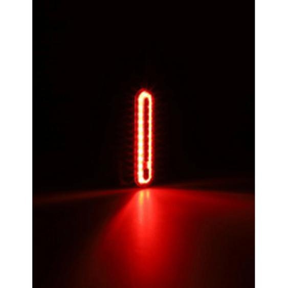 FISCHER Feu stop de vélo à LED rechargeable, tube lumineux