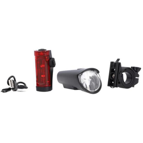 FISCHER Kit déclairage LED pour vélo, 45 lux