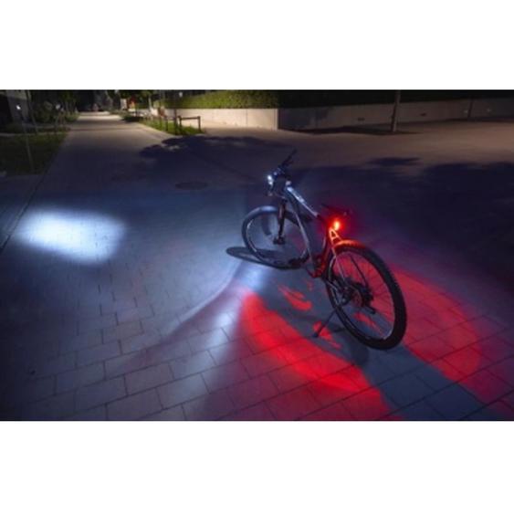 FISCHER Kit déclairage LED USB pour vélo TWIN, rechargeable